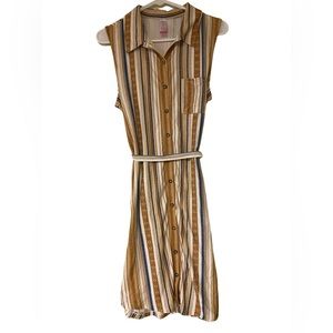 Fall colored Striped Dress